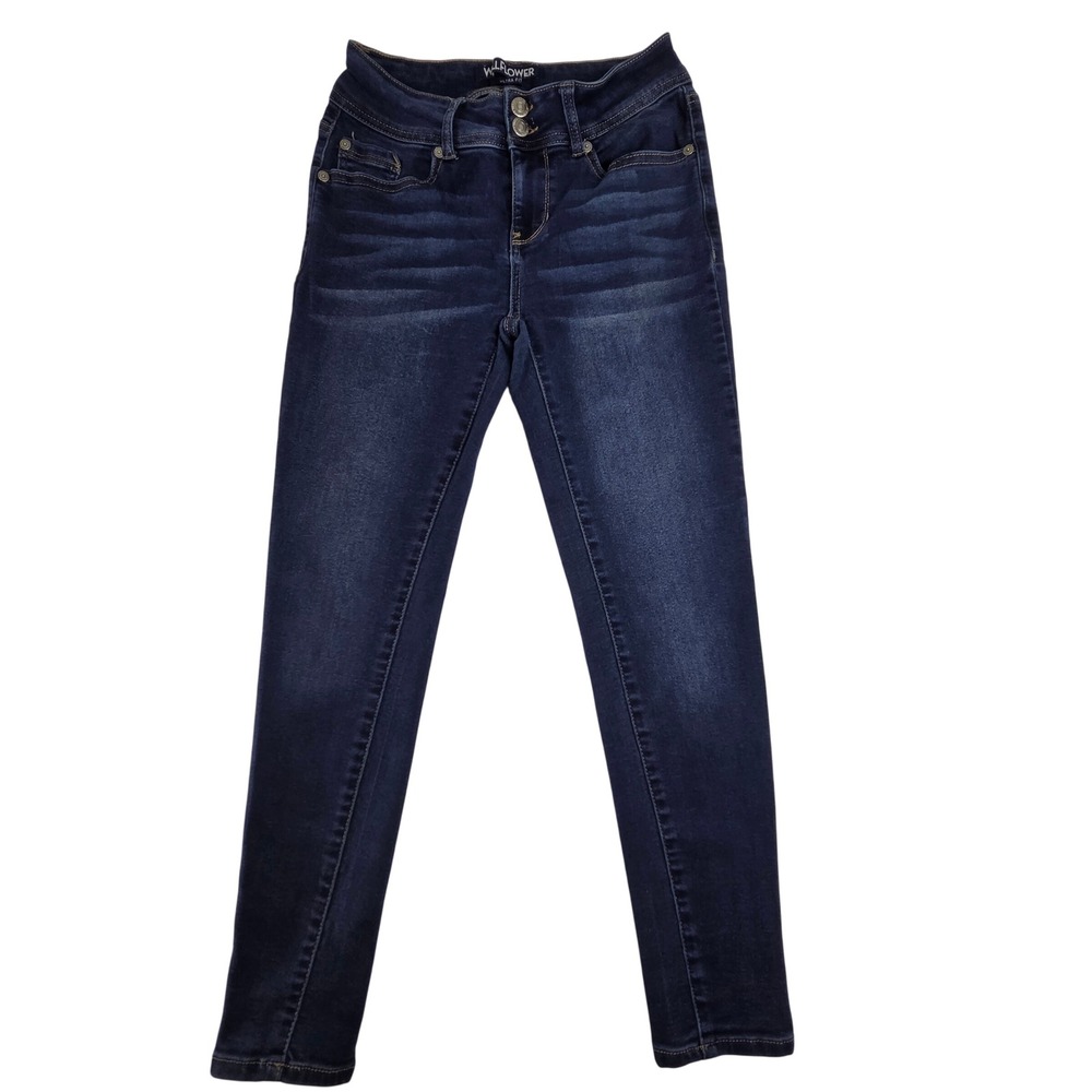 Wallflower Ultra Fit Skinny Jeans Dark Wash Denim Size 9 Short WSM10429S